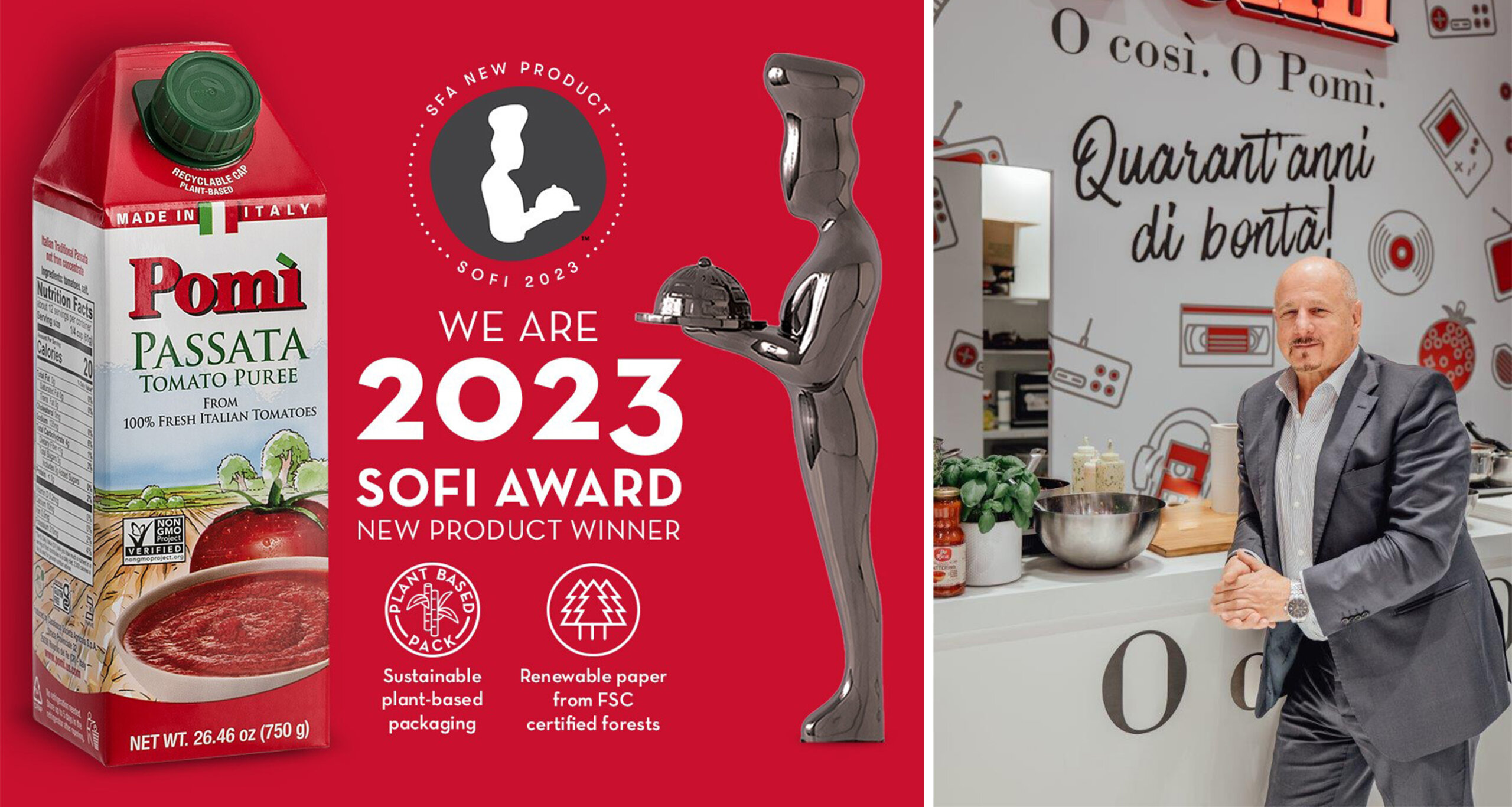 Negli USA la Passata Pomì si aggiudica il Premio Sofi™ - OglioPoNews
