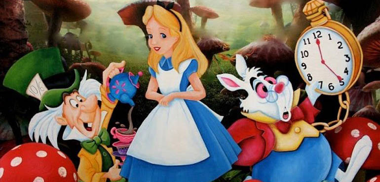 Alice Nel Paese Delle Meraviglie Immagini Stampae Colorare